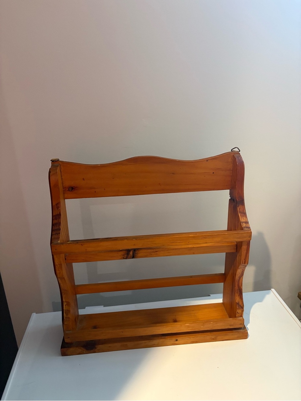 Wooden Wall Shelf Spices Rack